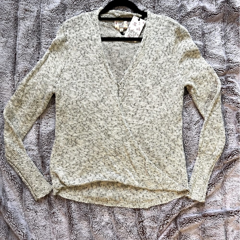 Crossover sweater